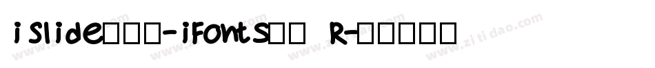 iSlide云犹体-iFonts联名 R字体转换